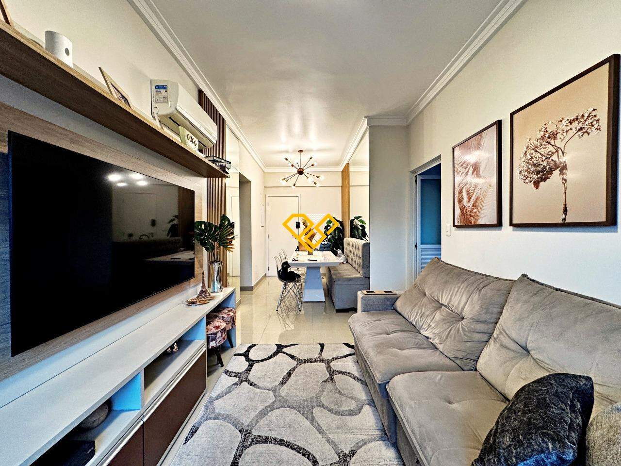 Apartamento para aluguel no Vila Mathias: Sala