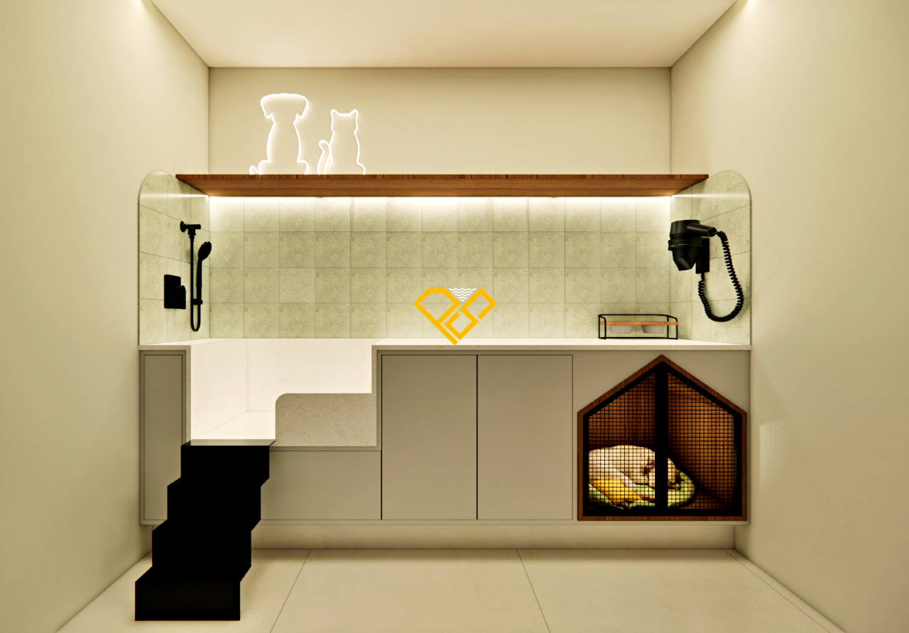 Apartamento à venda no Embaré: Banho Pet