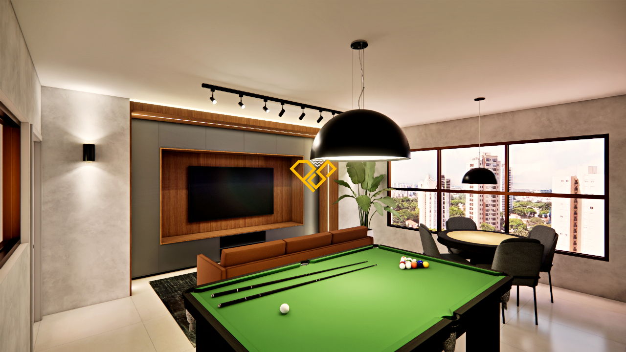 Apartamento à venda no Embaré: Sala de Jogos