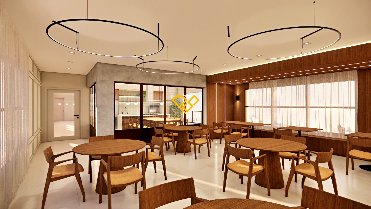 Apartamento à venda no Embaré: Salão de Festas