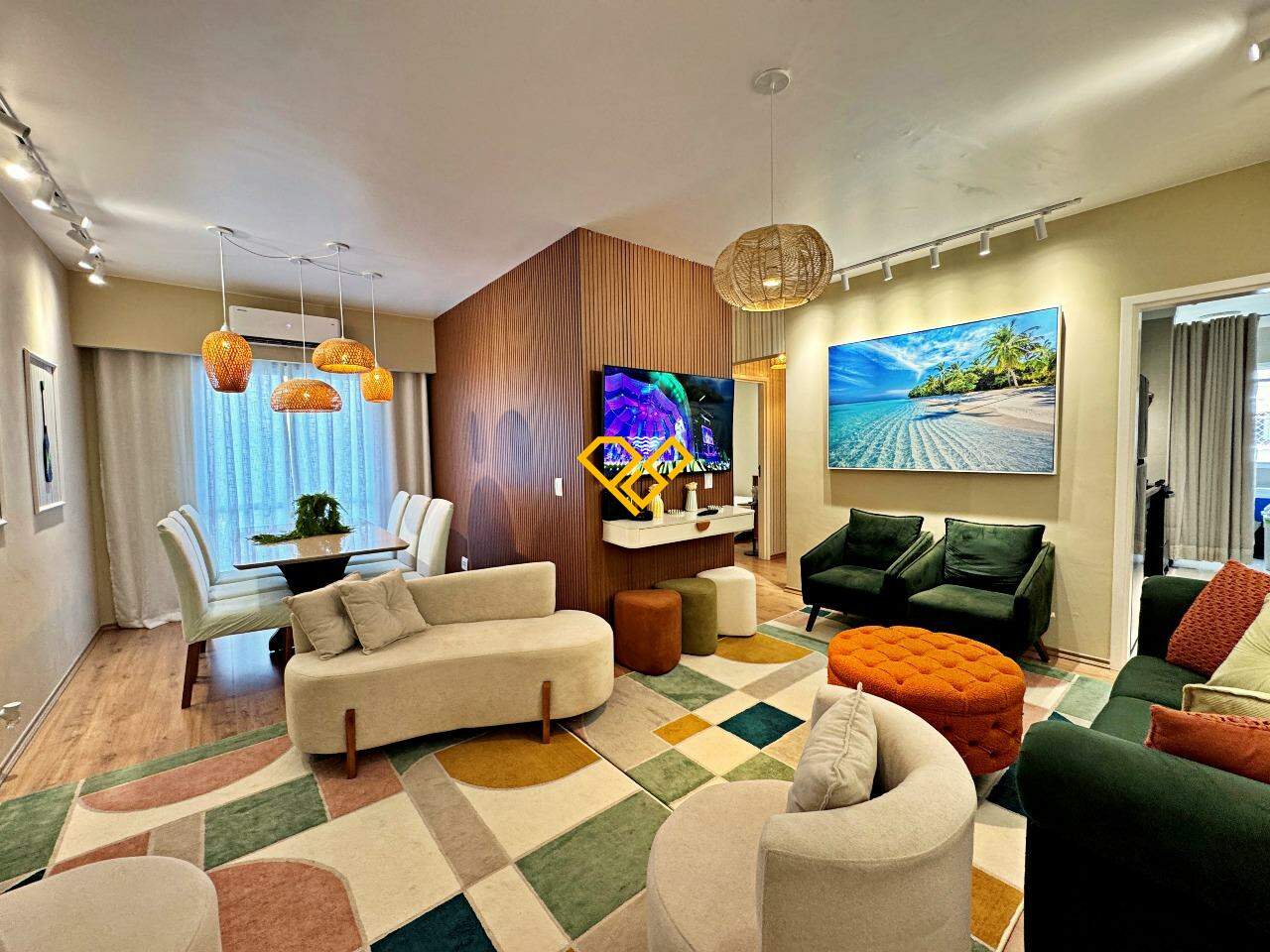 Apartamento para aluguel no Marapé: Sala