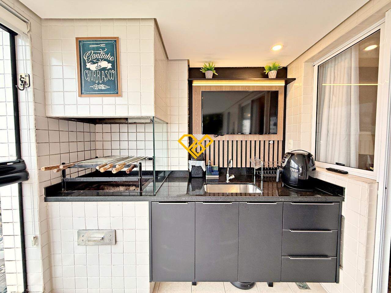Apartamento à venda no Gonzaga: Varanda