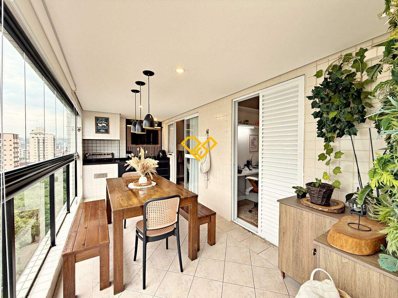 Apartamento à venda no Gonzaga: Varanda