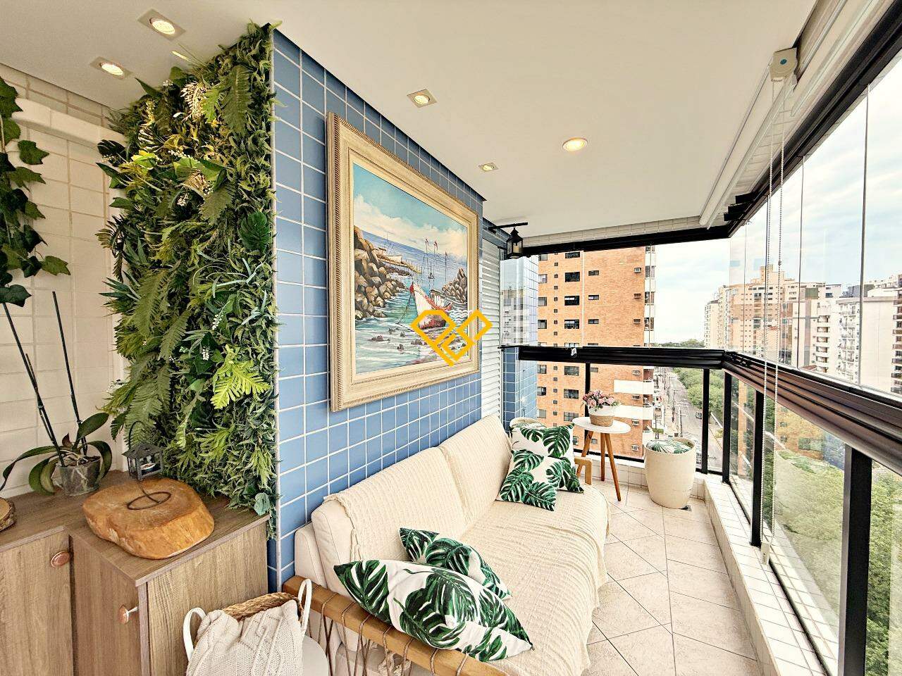 Apartamento à venda no Gonzaga: Varanda