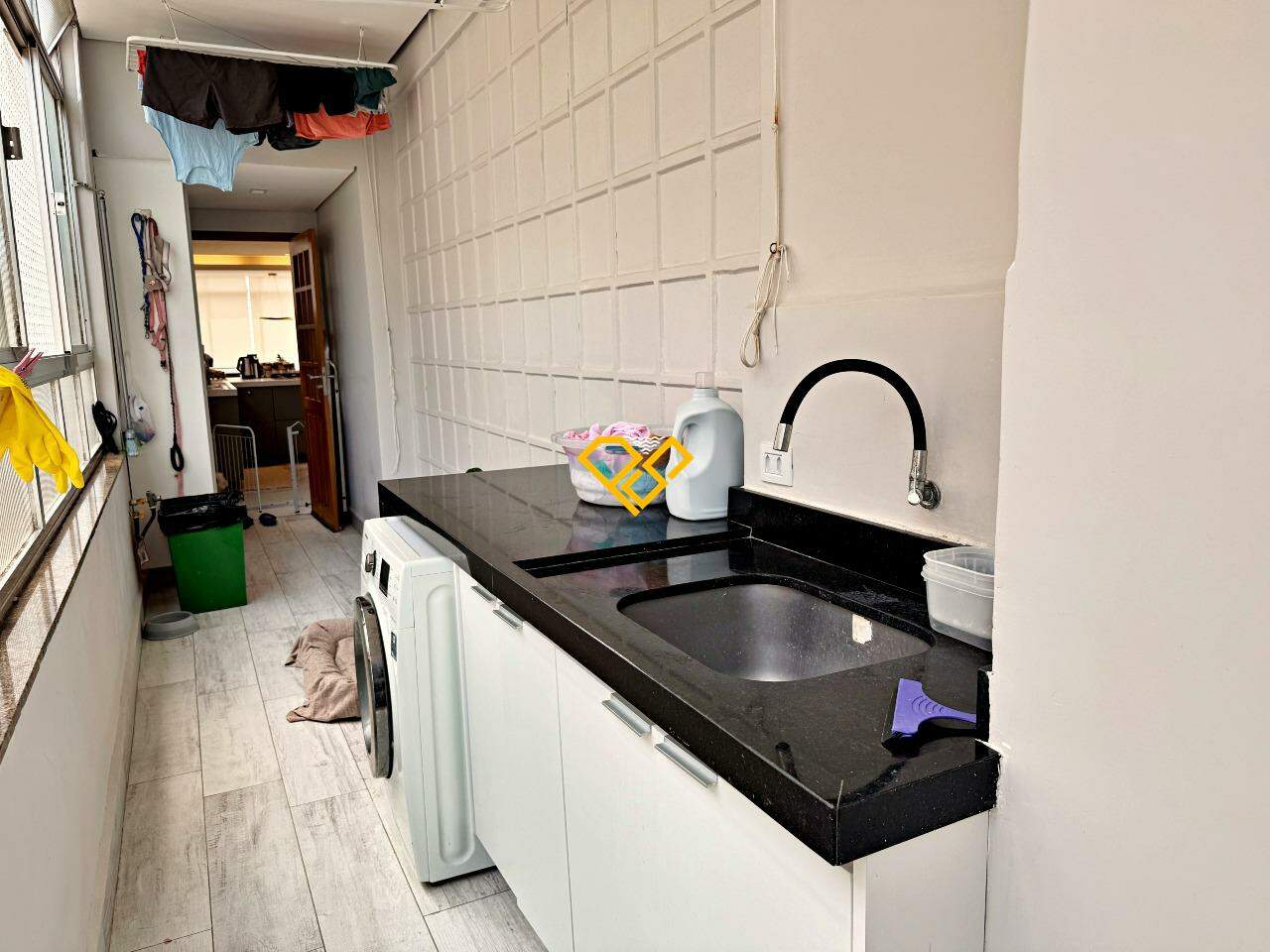 Apartamento à venda no José Menino: Área de Serviço