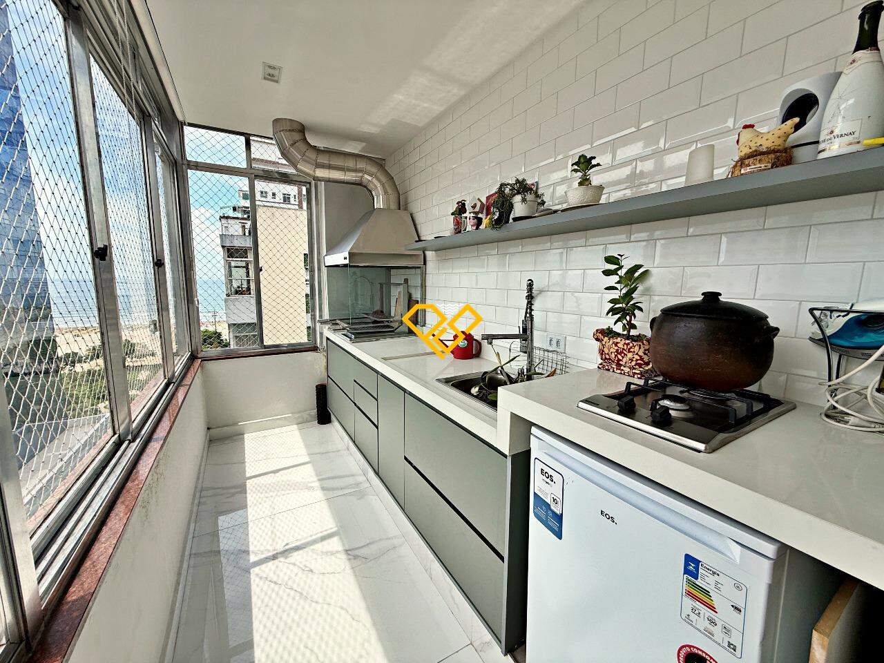 Apartamento à venda no José Menino: Varanda Gourmet