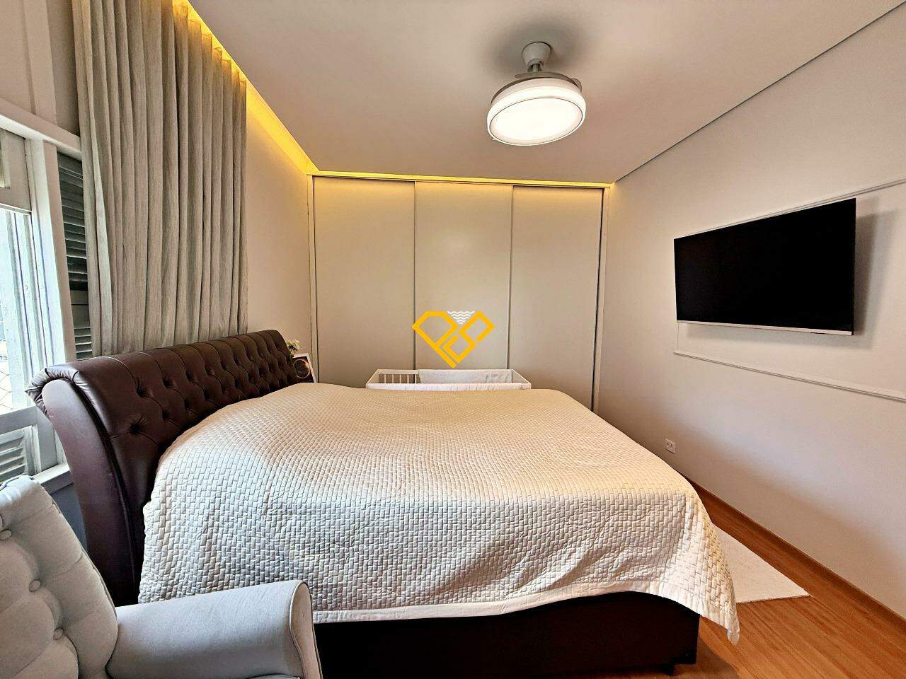 Apartamento à venda no José Menino: Dormitório 1 - Suíte