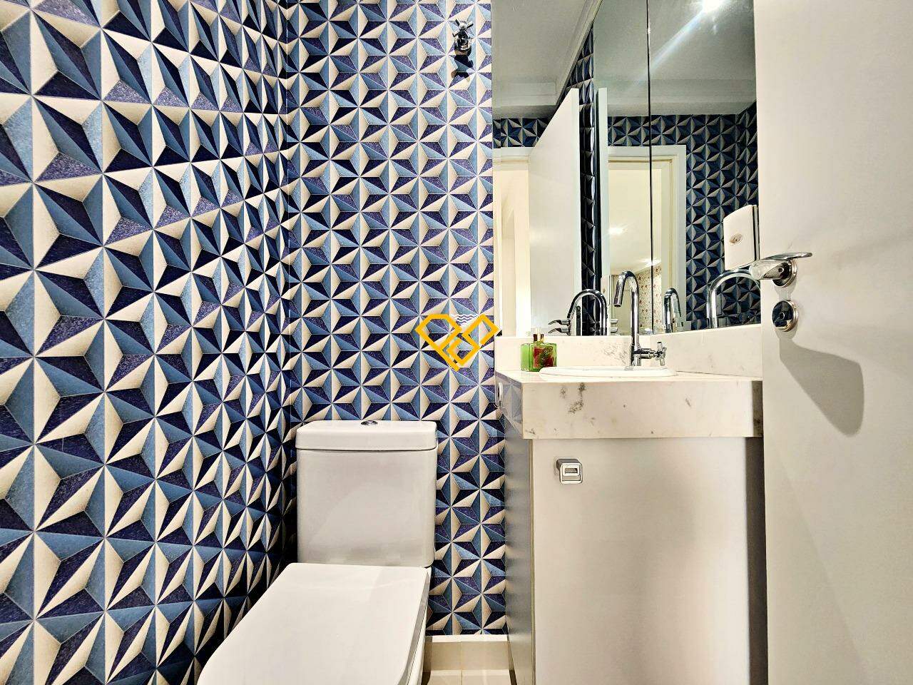 Apartamento para aluguel no Aparecida: Lavabo