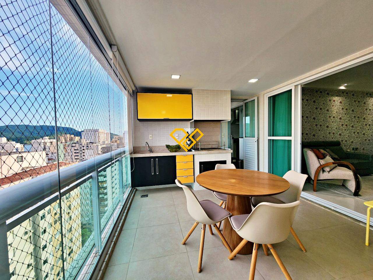 Apartamento para aluguel no Aparecida: Varanda