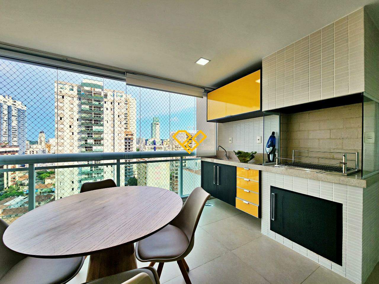 Apartamento para aluguel no Aparecida: Varanda