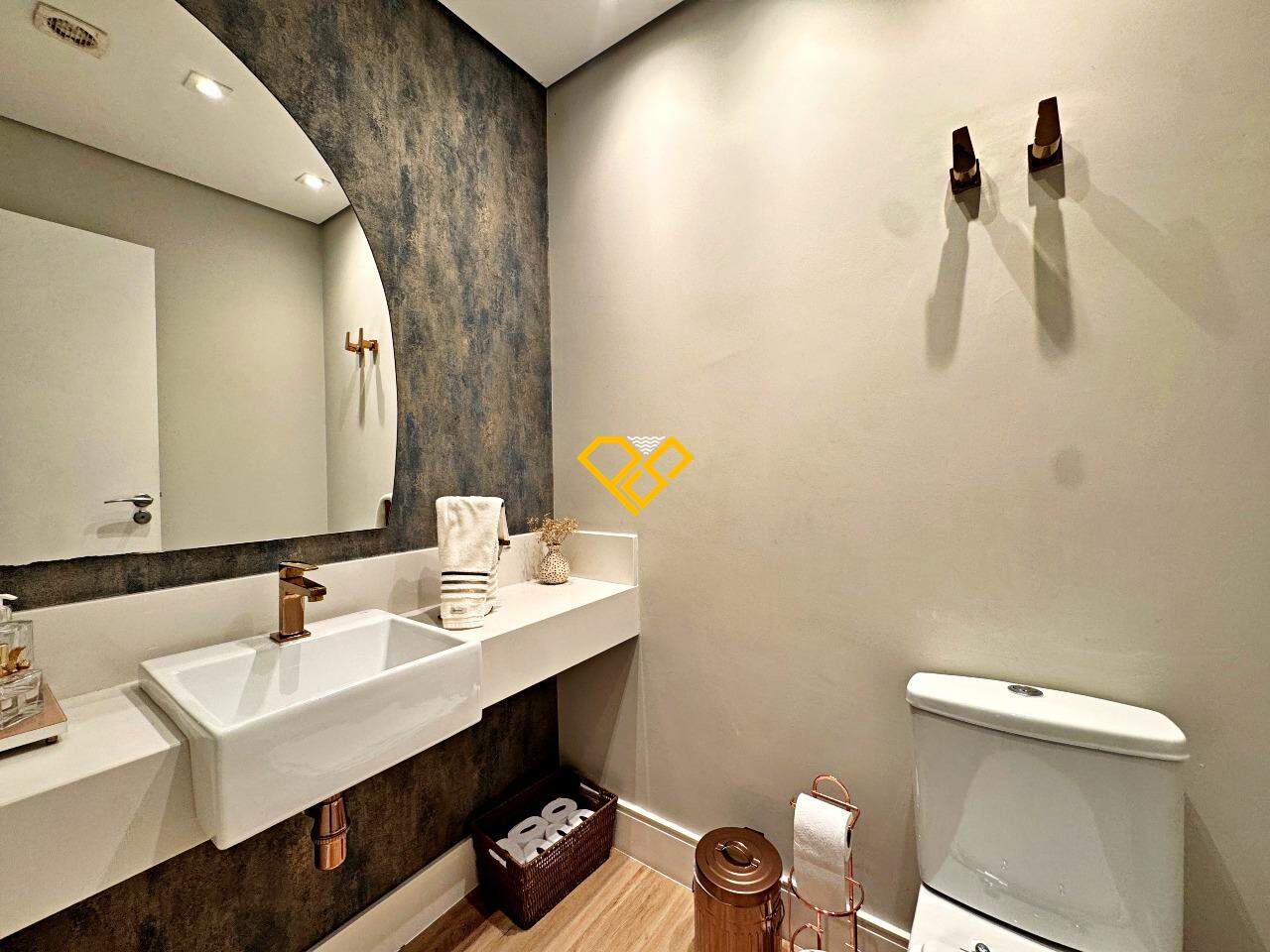 Apartamento à venda no Aparecida: Lavabo