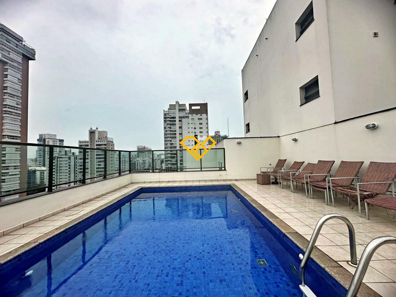 Apartamento à venda no Gonzaga: Lazer - piscina