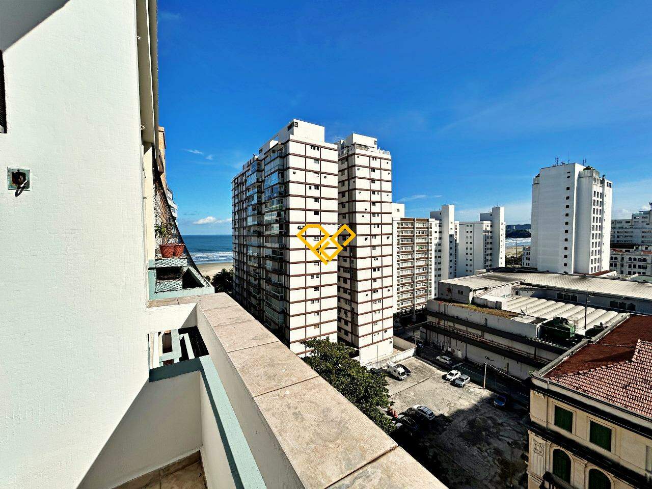 Apartamento à venda no Gonzaga: Varanda