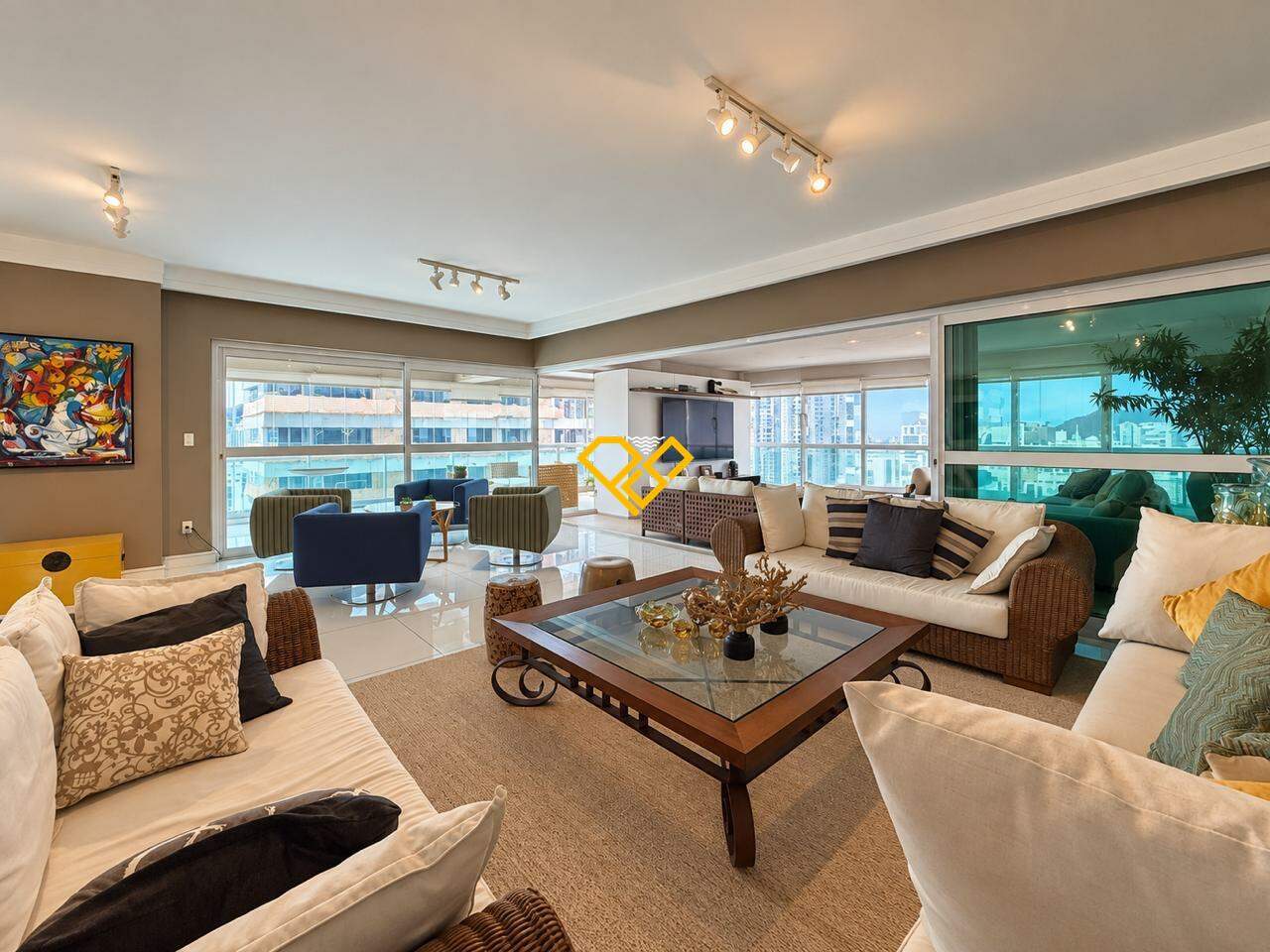 Apartamento à venda no Gonzaga: sala