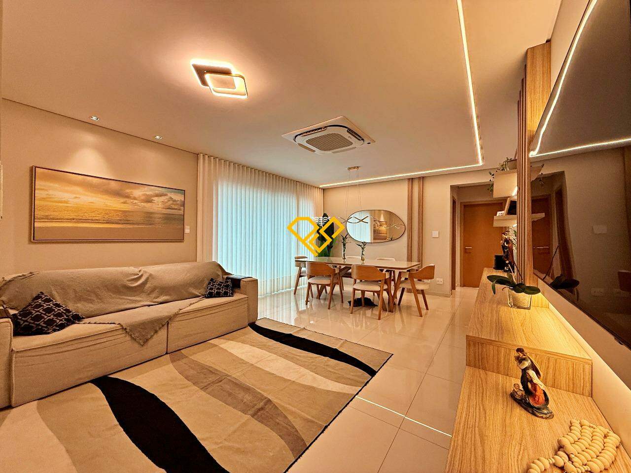 Apartamento para aluguel no Embaré: Sala