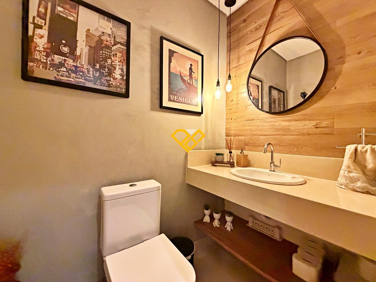 Apartamento à venda no Embaré: Lavabo