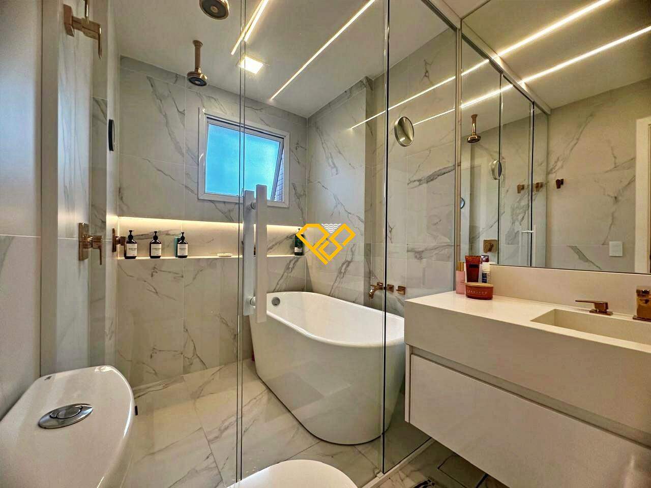 Apartamento à venda no Gonzaga: Wc suíte 1 - master
