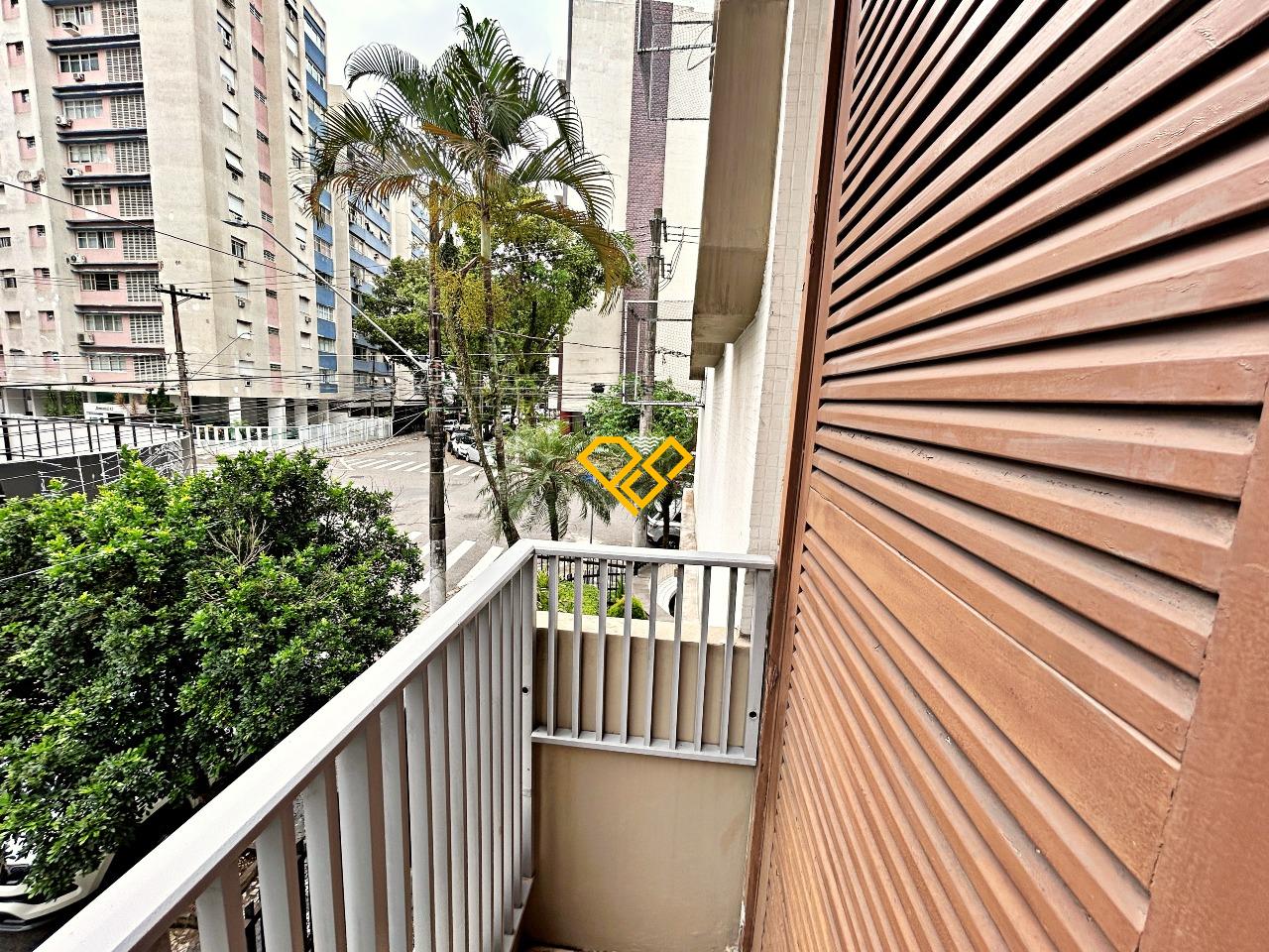 Apartamento para aluguel no Gonzaga: Varanda