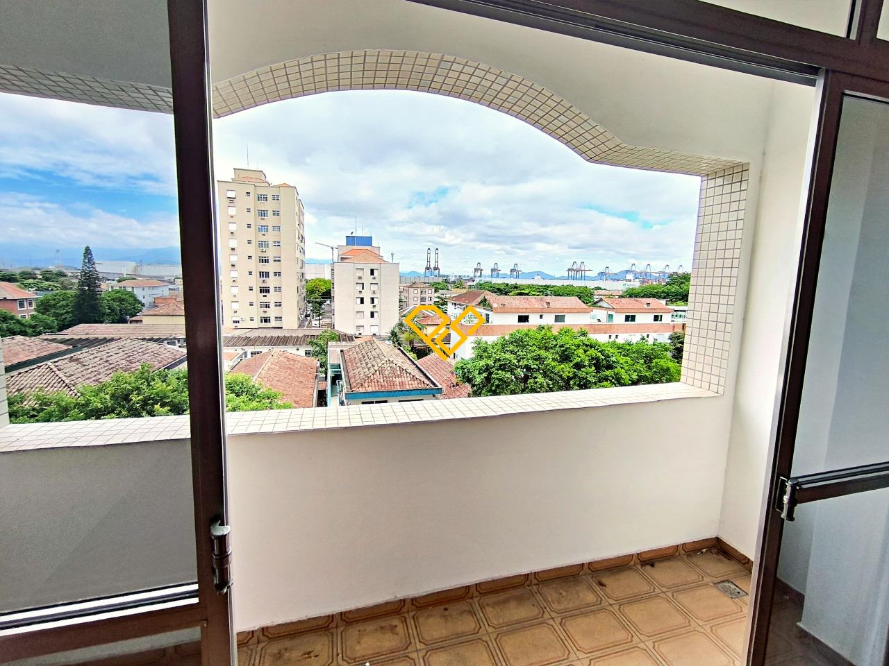 Apartamento à venda no Embaré: Varanda