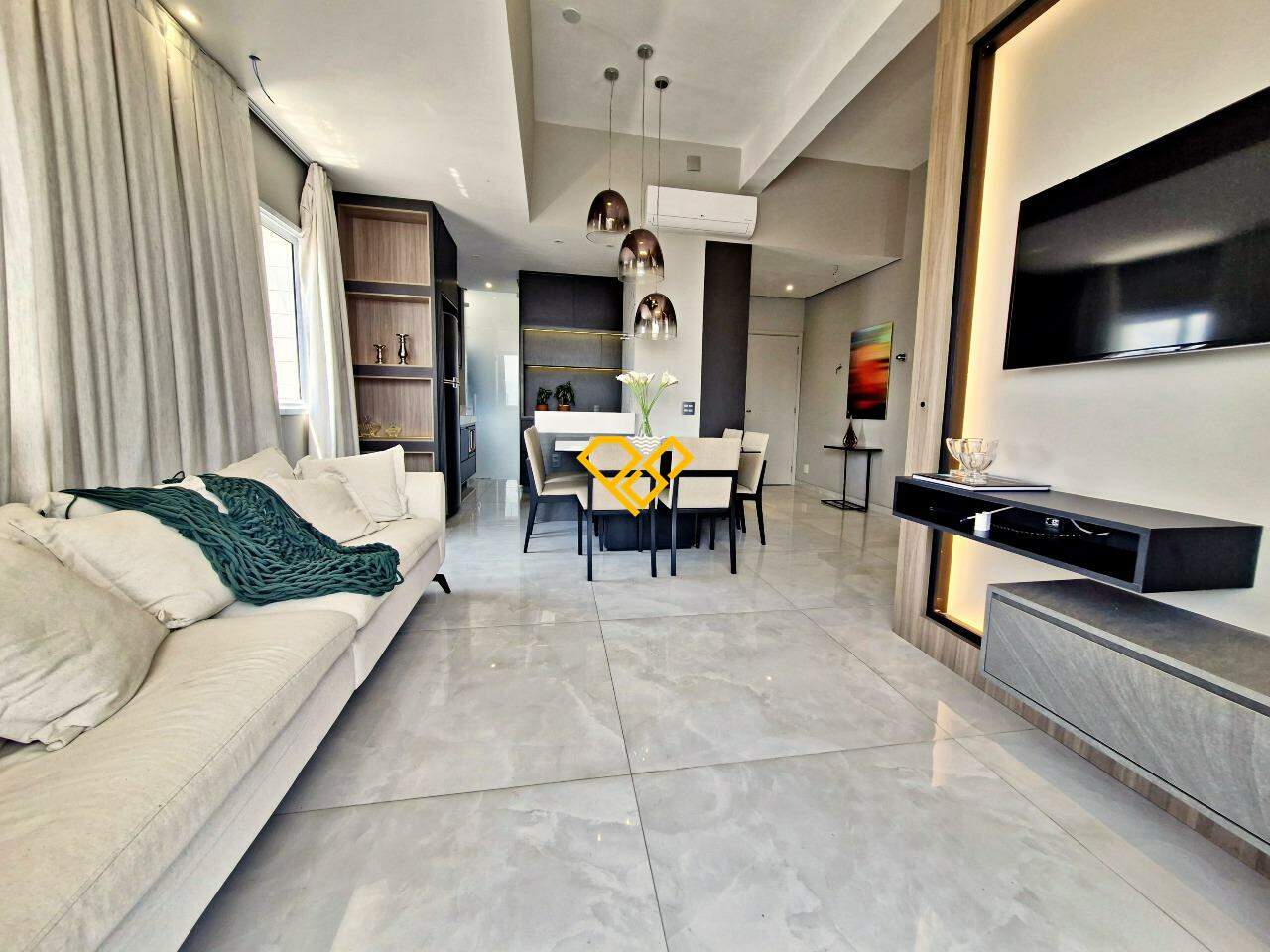 Apartamento para aluguel no Gonzaga: Sala