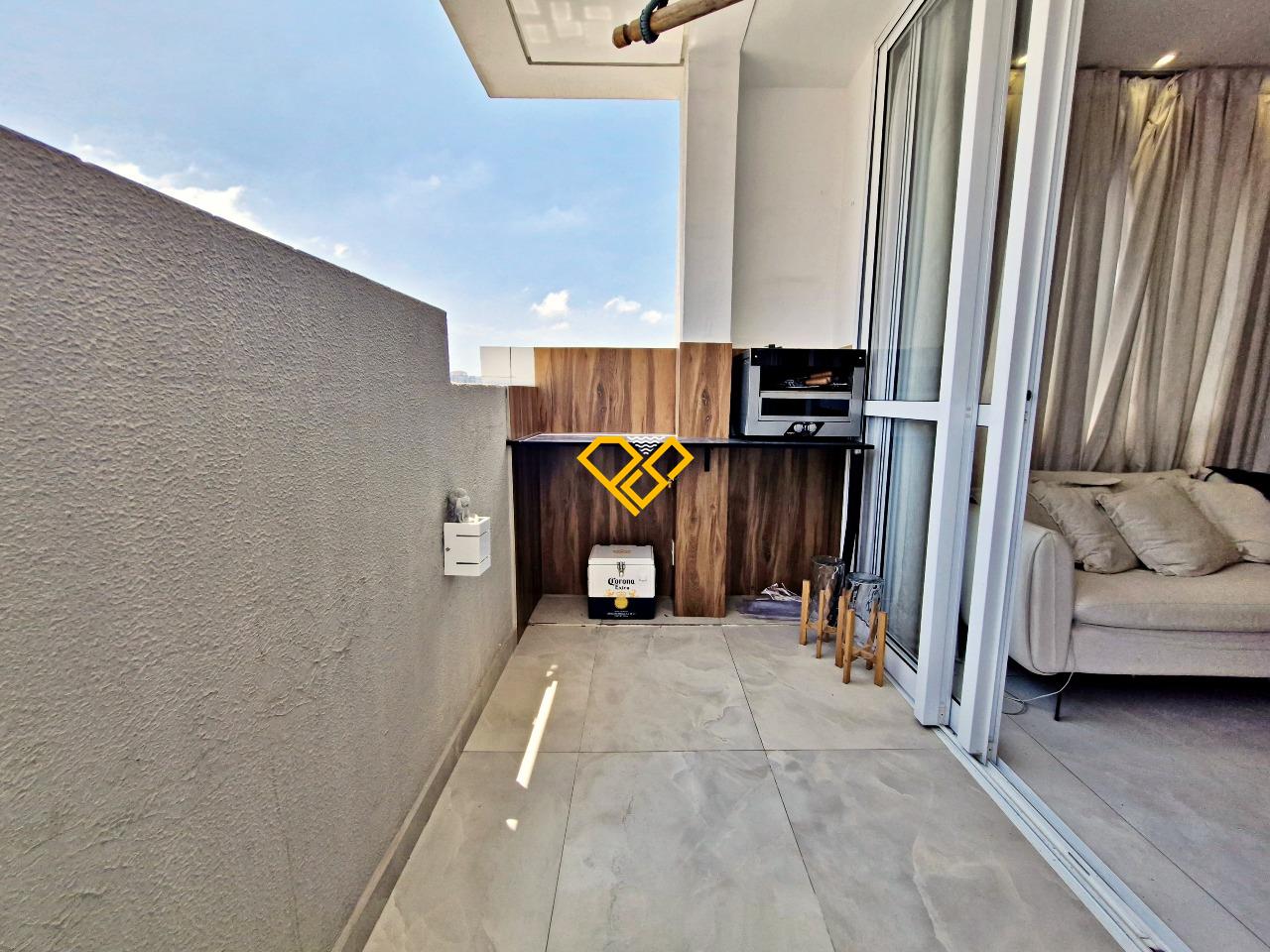 Apartamento para aluguel no Gonzaga: Varanda