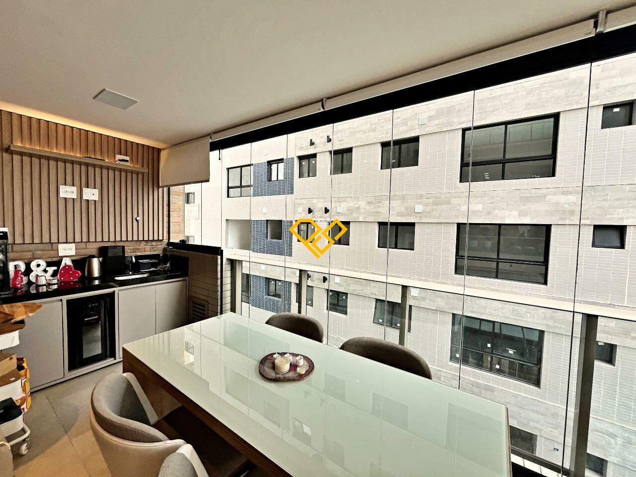 Apartamento para aluguel no Aparecida: Varanda