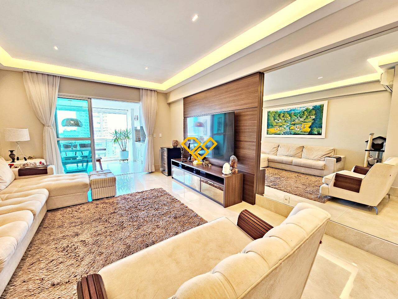 Apartamento para aluguel no Aparecida: Sala
