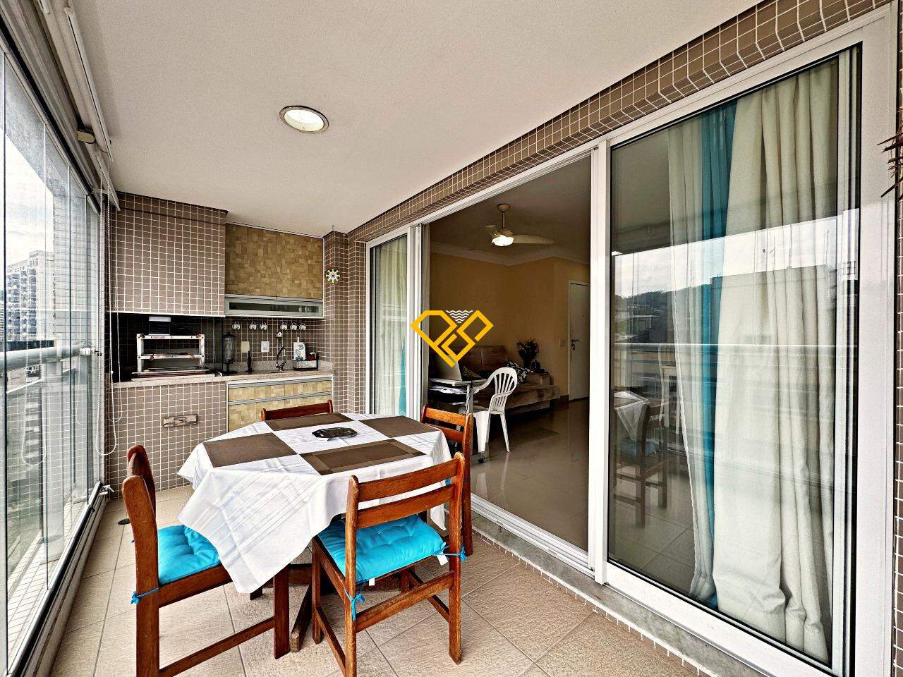 Apartamento à venda no José Menino: Varanda