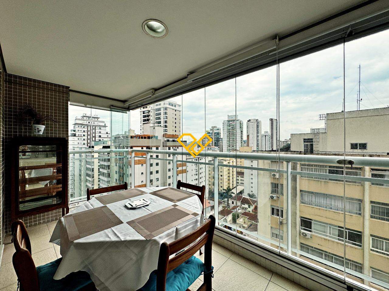 Apartamento à venda no José Menino: Varanda