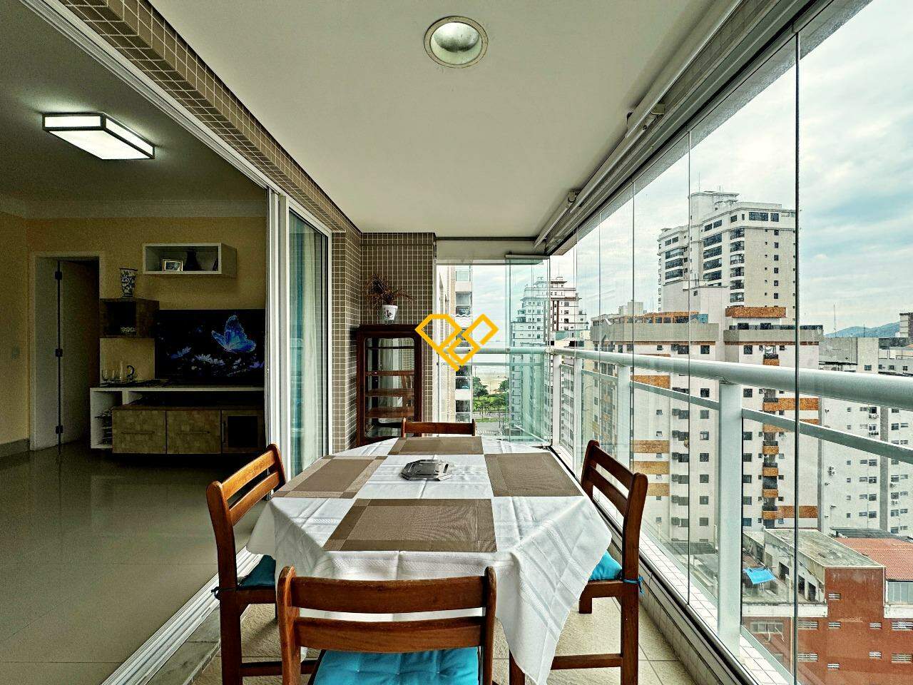 Apartamento à venda no José Menino: Varanda