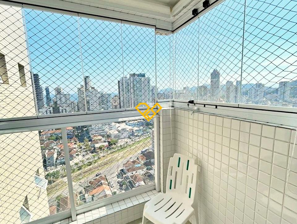 Apartamento para aluguel no Campo Grande: Varanda