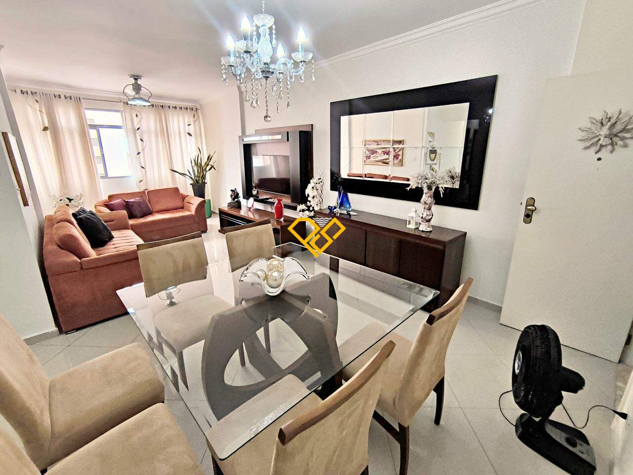 Apartamento à venda no Gonzaga: Sala