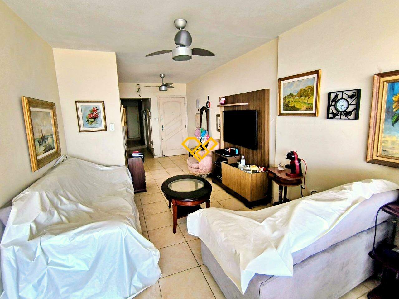 Apartamento à venda no Gonzaga: Sala