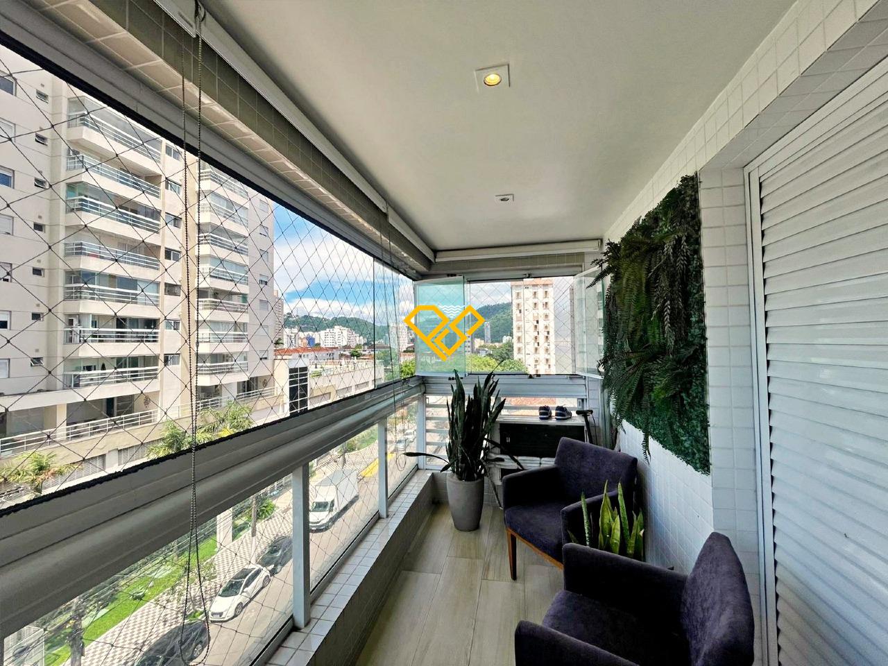 Apartamento à venda no Vila Belmiro: Varanda