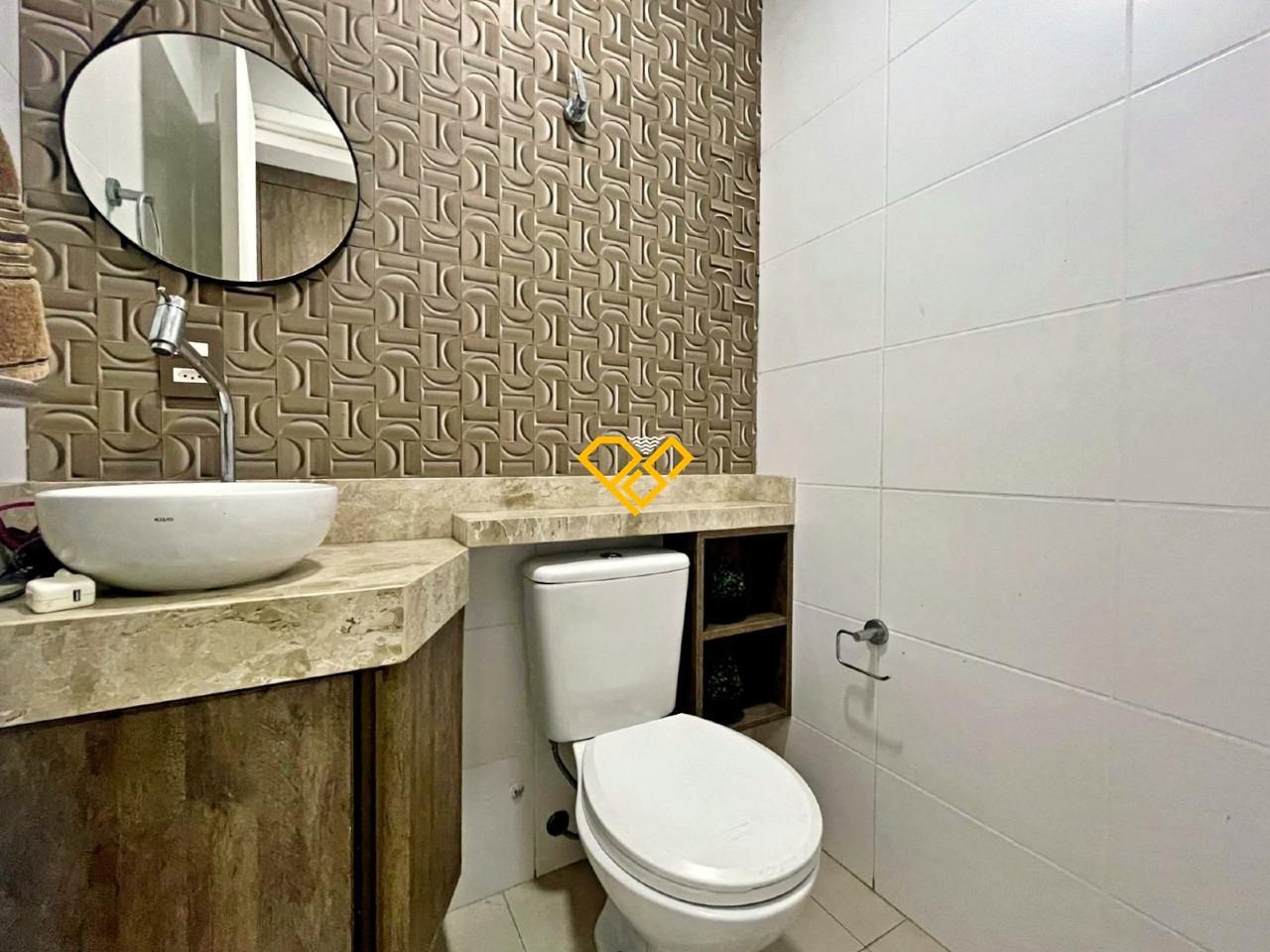 Apartamento à venda no Vila Belmiro: Lavabo
