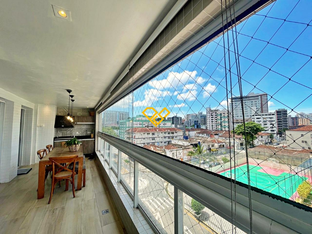 Apartamento à venda no Vila Belmiro: Varanda