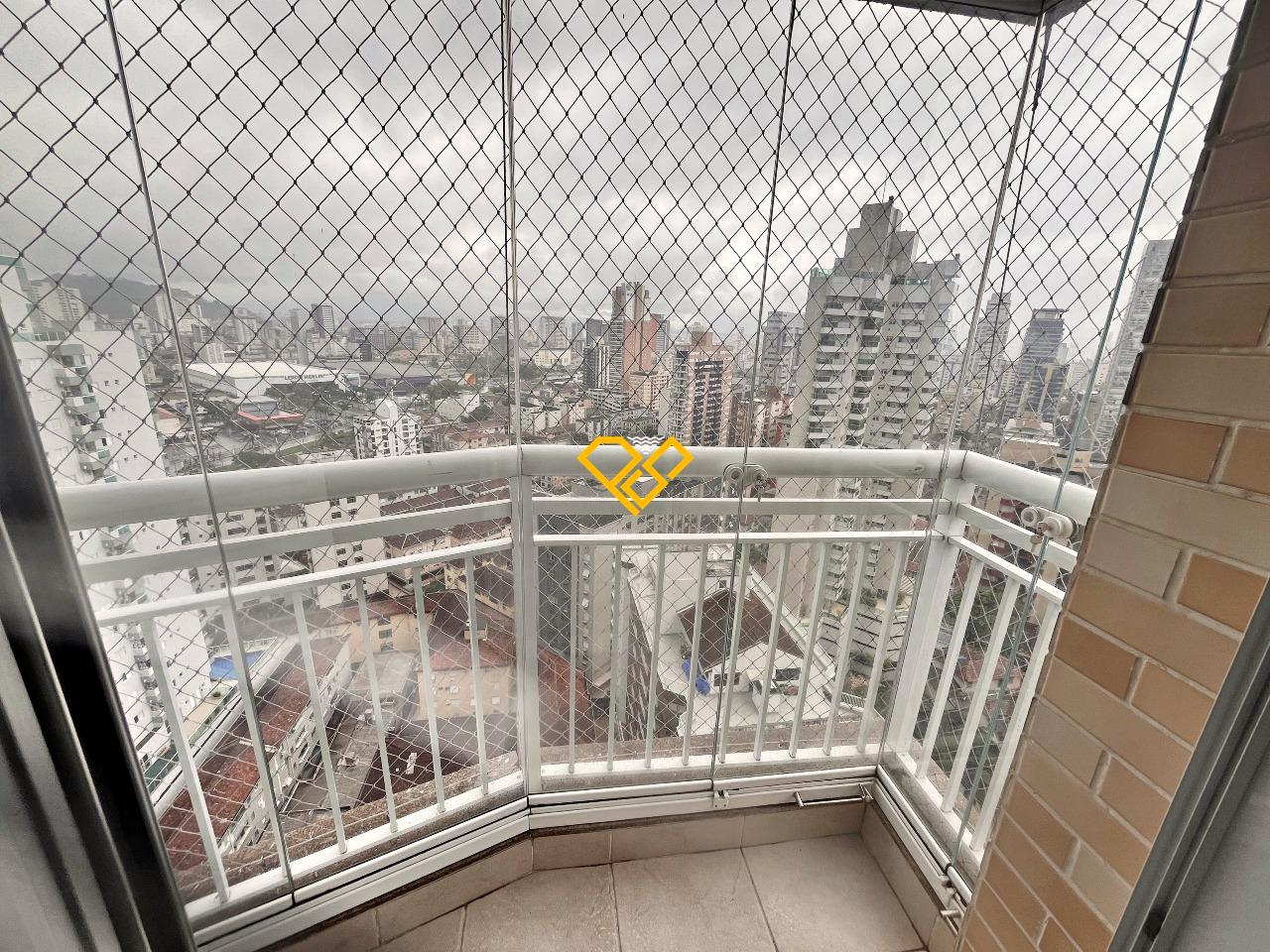 Apartamento para aluguel no Gonzaga: Varanda