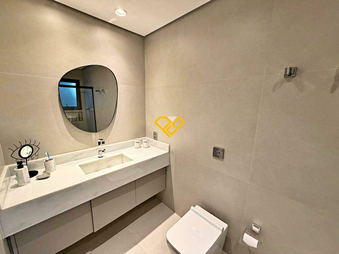 Apartamento à venda no Gonzaga: Wc suíte 4