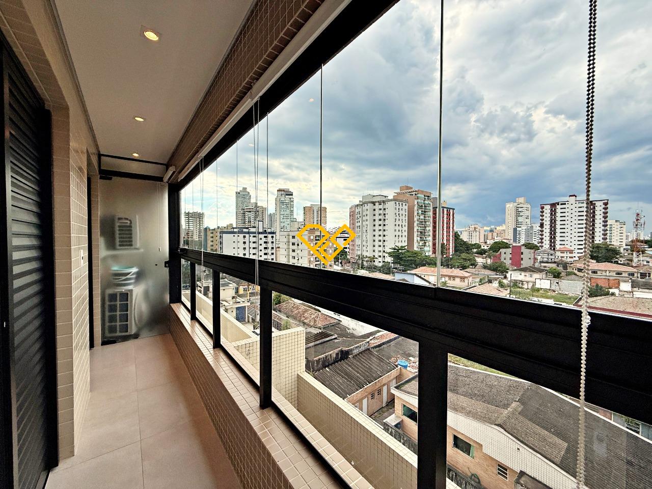 Apartamento à venda no Ponta da Praia: Varanda