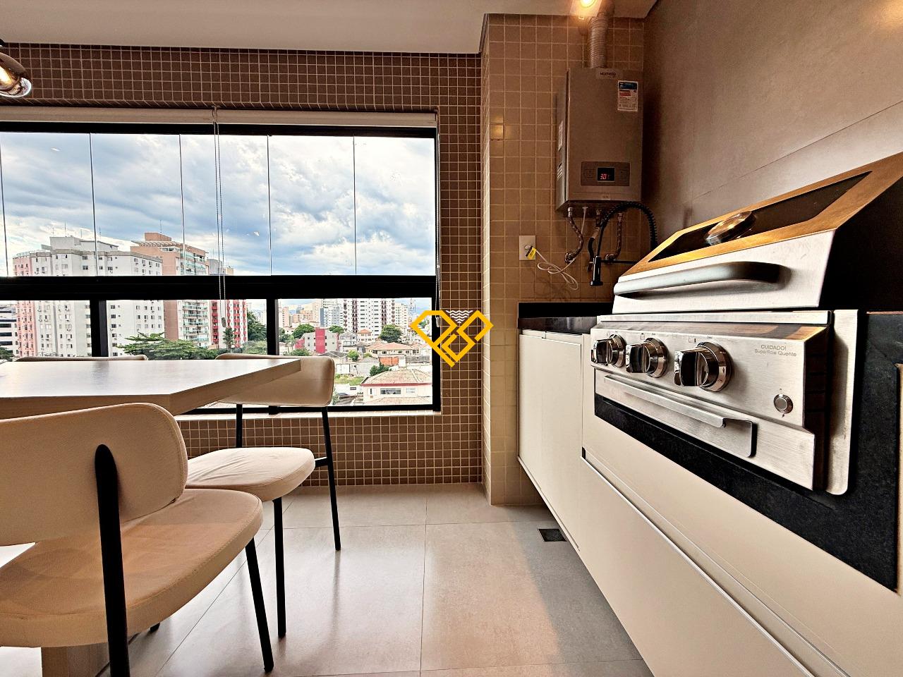 Apartamento à venda no Ponta da Praia: Varanda gourmet