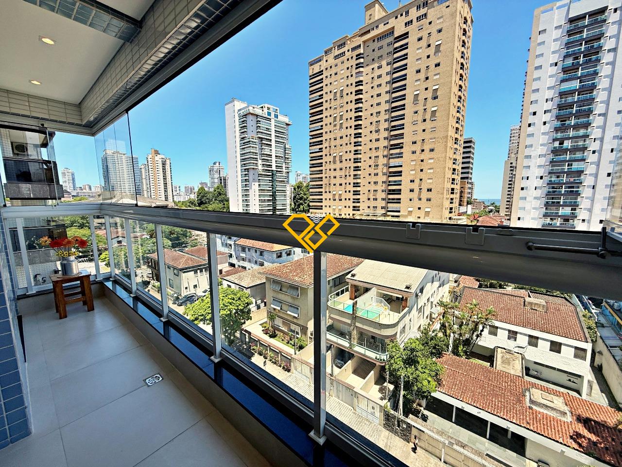 Apartamento à venda no Embaré: Varanda