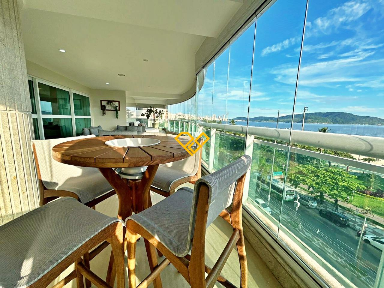 Apartamento à venda no Gonzaga: Varanda