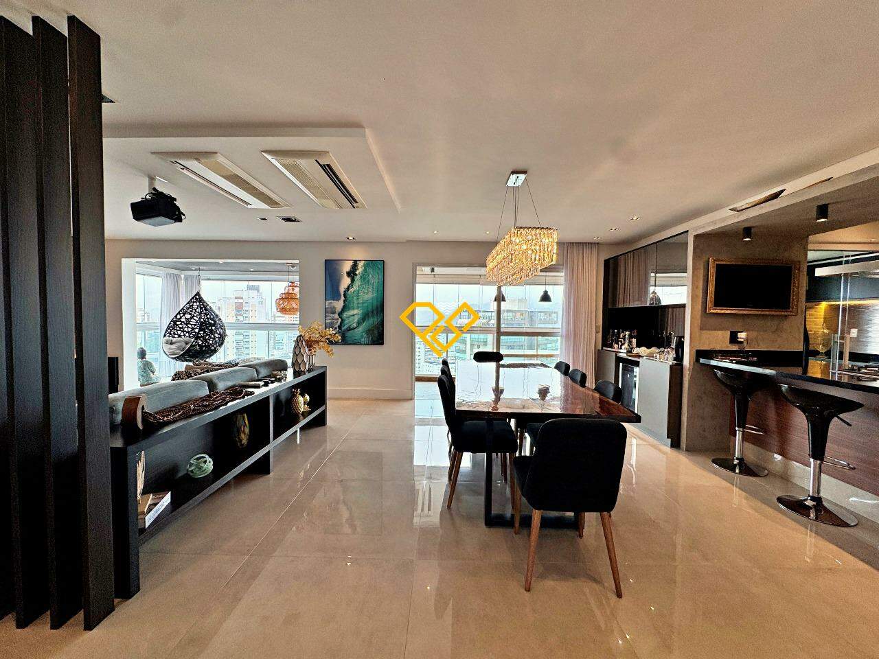 Apartamento para aluguel no Embaré: Sala