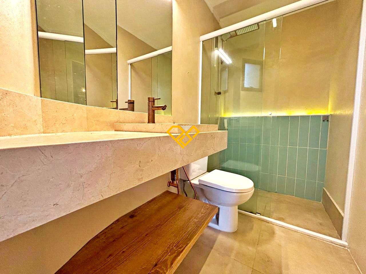 Apartamento para aluguel no Ponta da Praia: Wc suíte 2