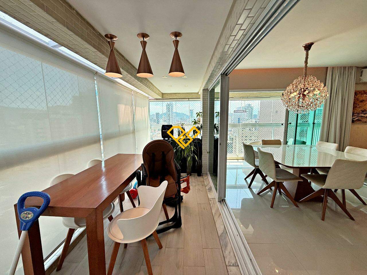 Apartamento à venda no Gonzaga: Varanda