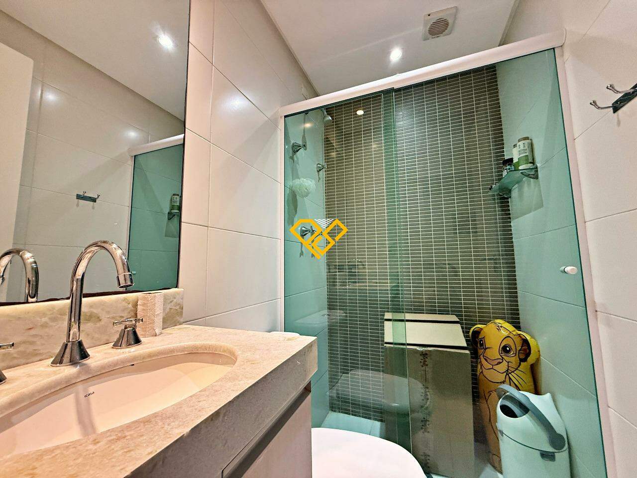 Apartamento à venda no Gonzaga: Wc suíte 3