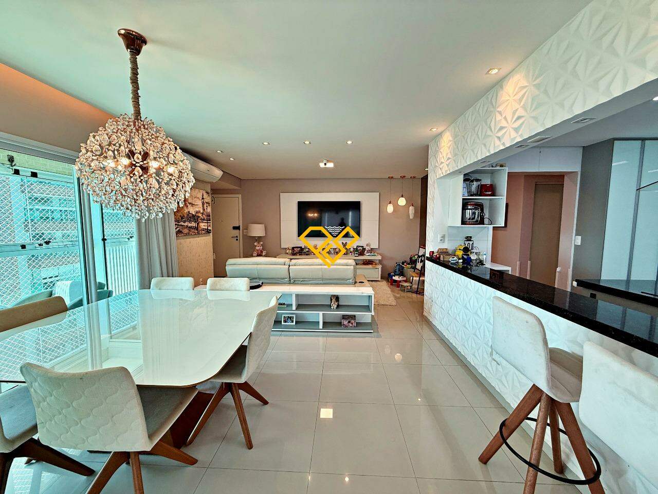 Apartamento à venda no Gonzaga: Sala