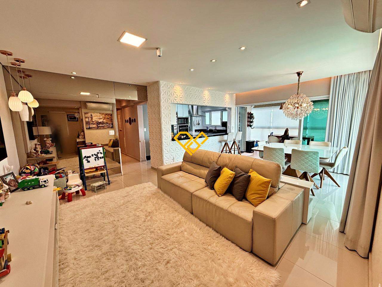 Apartamento à venda no Gonzaga: Sala