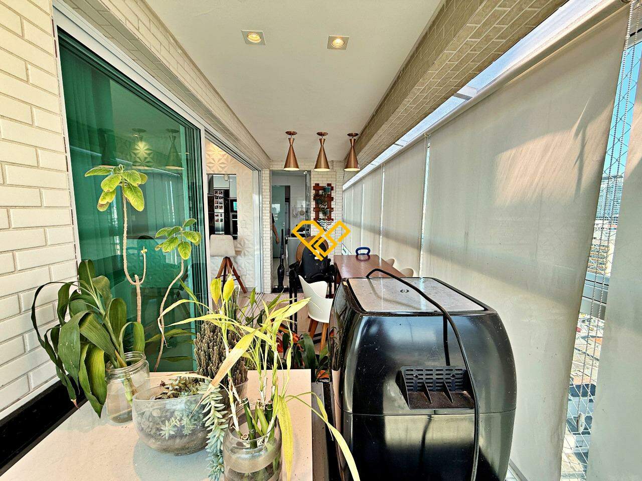 Apartamento à venda no Gonzaga: Varanda