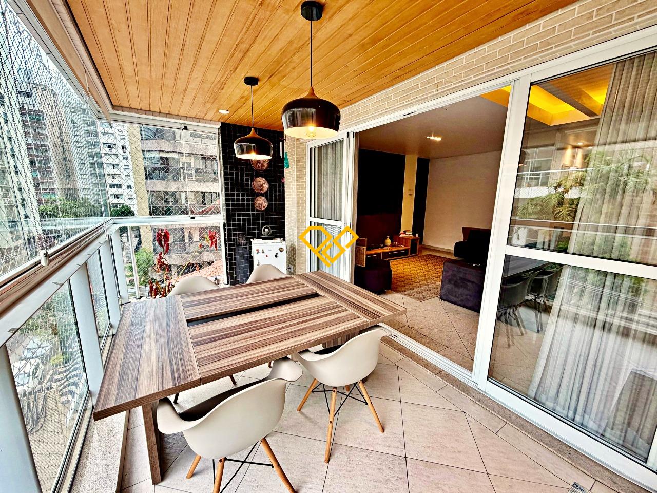 Garden à venda no Gonzaga: Varanda com churrasqueira